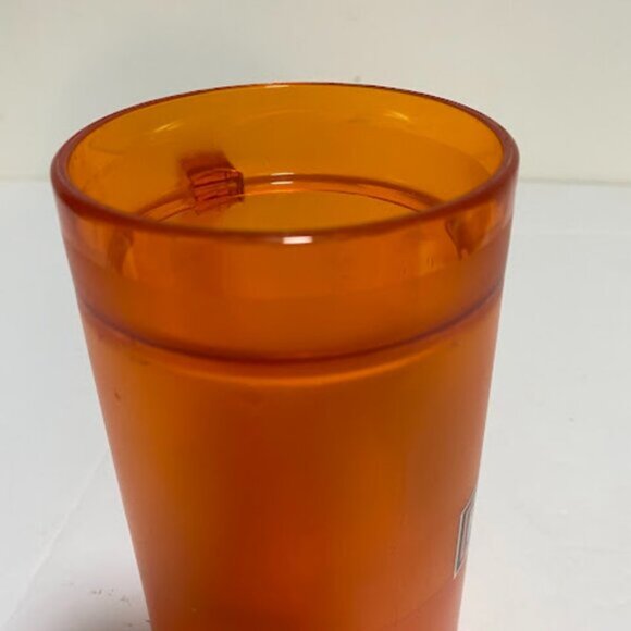 Harley-Davidson Frosty Freezer Mug Orange Plastic Double Wall Beer Stein - Picture 9 of 9